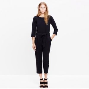 Black Crepe Jumpsuit